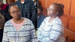 File image of Rose Njeri in court.
